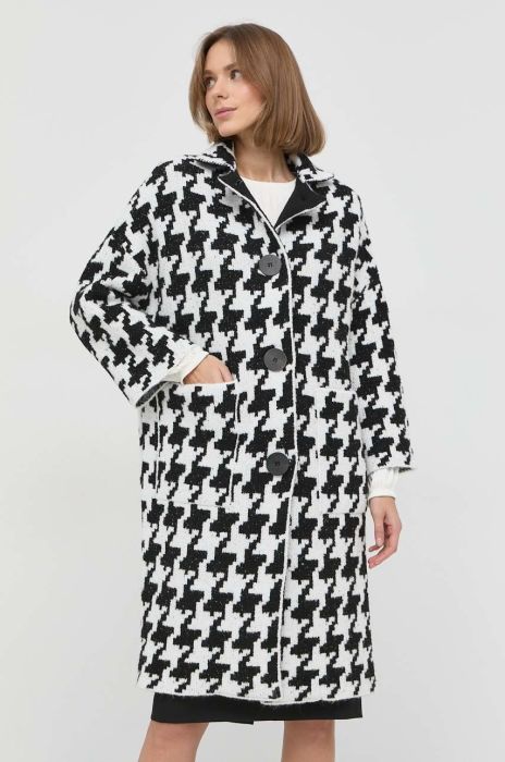 Кардиган з домішкою вовни Liviana Conti жіночий теплий колір барвистий