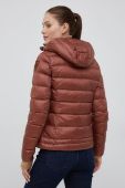 Пухова куртка Blauer жіноча колір коричневий зимова Пухова куртка Blauer жіноча колір коричневий зимова