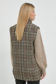 Вовняний жилет Herskind Walter oversize колір барвистий Вовняний жилет Herskind Walter oversize колір барвистий