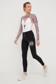 Легінси LaBellaMafia жіночі колір чорний з принтом (2734401)