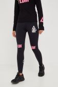 Легінси для тренувань LaBellaMafia Highlight 2 жіночі колір чорний з принтом Легінси для тренувань LaBellaMafia Highlight 2 жіночі колір чорний з принтом