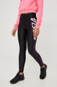 Легінси для тренувань LaBellaMafia жіночі колір чорний з принтом Легінси для тренувань LaBellaMafia жіночі колір чорний з принтом