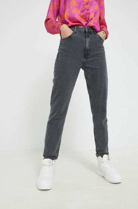 Джинси Cross Jeans жіночі висока посадка колір сірий Джинси Cross Jeans жіночі висока посадка колір сірий