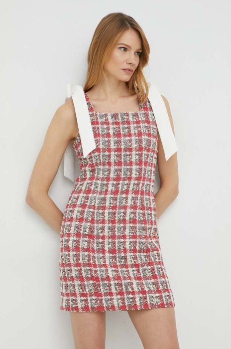 Сукня Custommade Jolie колір червоний mini пряма