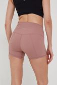Шорти для йоги Joy in me Rise жіночі колір рожевий однотонні середня посадка