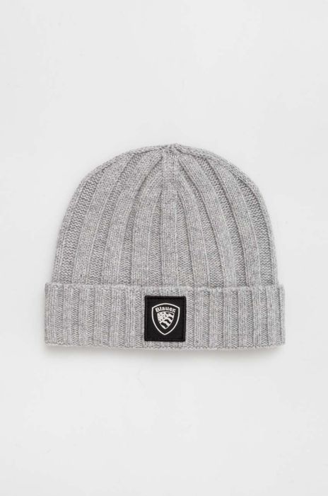 Шапка з домішкою вовни Blauer колір сірий Шапка з домішкою вовни Blauer колір сірий