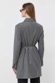Пальто Beatrice B жіночий колір сірий двобортний однотонна