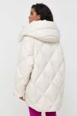 Пухова куртка Liviana Conti жіноча колір бежевий зимова oversize Пухова куртка Liviana Conti жіноча колір бежевий зимова oversize