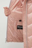 Куртка Blauer жіноча колір рожевий зимова Куртка Blauer жіноча колір рожевий зимова