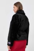 Куртка Silvian Heach жіноча колір чорний перехідна Куртка Silvian Heach жіноча колір чорний перехідна