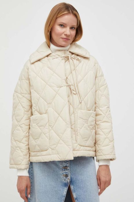 Куртка Beatrice B жіноча колір бежевий зимова oversize Куртка Beatrice B жіноча колір бежевий зимова oversize