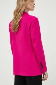 Піджак Liviana Conti колір рожевий двобортний однотонна