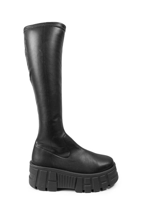 Чоботи Altercore Londo жіночі колір чорний на платформі Londo Чоботи Altercore Londo жіночі колір чорний на платформі Londo