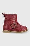 Дитячі замшеві чоботи Froddo колір бордовий Дитячі замшеві чоботи Froddo колір бордовий