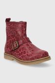 Дитячі замшеві зимові черевики Froddo колір бордовий Дитячі замшеві зимові черевики Froddo колір бордовий