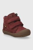 Дитячі замшеві туфлі Froddo колір бордовий (3478981)