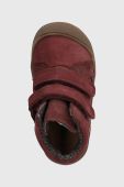 Дитячі замшеві туфлі Froddo колір бордовий (3478981)