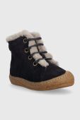 Дитячі замшеві зимові черевики Froddo колір синій