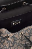Рюкзак Tous жіночий колір чорний великий візерунок (3555610) Рюкзак Tous жіночий колір чорний великий візерунок (3555610)