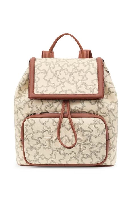 Рюкзак Tous жіночий колір бежевий великий візерунок (3555611) Рюкзак Tous жіночий колір бежевий великий візерунок (3555611)