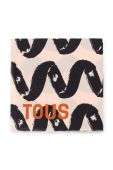 Хустка Tous жіноча колір бежевий візерунок Хустка Tous жіноча колір бежевий візерунок