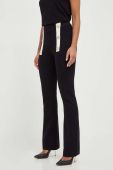 Штани Silvian Heach жіночі колір чорний пряме висока посадка (3539367) Штани Silvian Heach жіночі колір чорний пряме висока посадка (3539367)