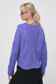 Вовняний светр Liviana Conti жіночий колір фіолетовий теплий