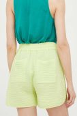 Шорти Rich & Royal жіночі колір зелений однотонні висока посадка