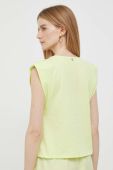 Бавовняний топ Rich & Royal колір зелений